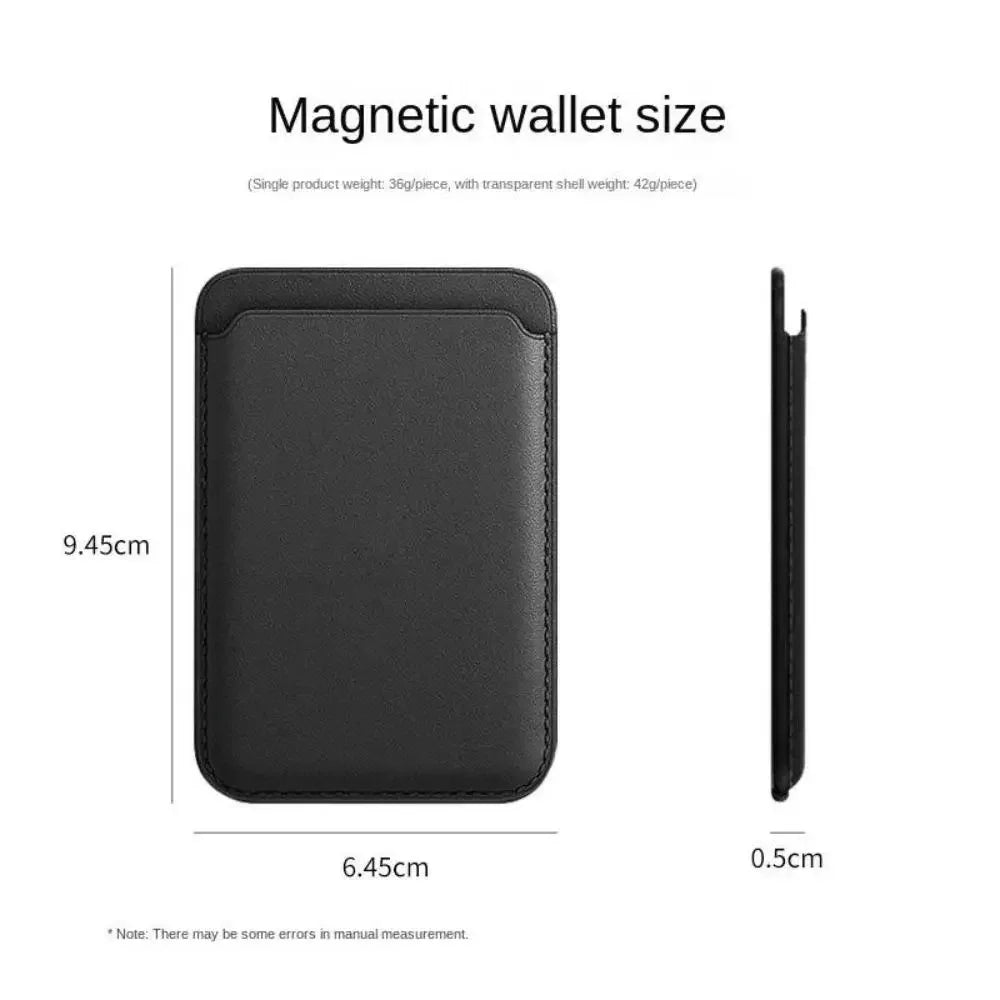 Portefeuille Magnétique MagSafe – Compatible iPhone 12 à 17 & Samsung