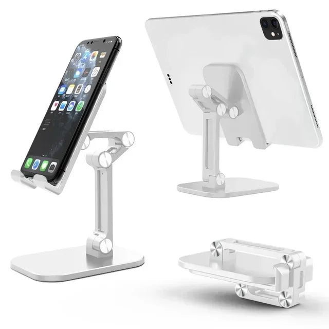 Support Téléphone & Tablette Ajustable – Bureau Universel Pliable