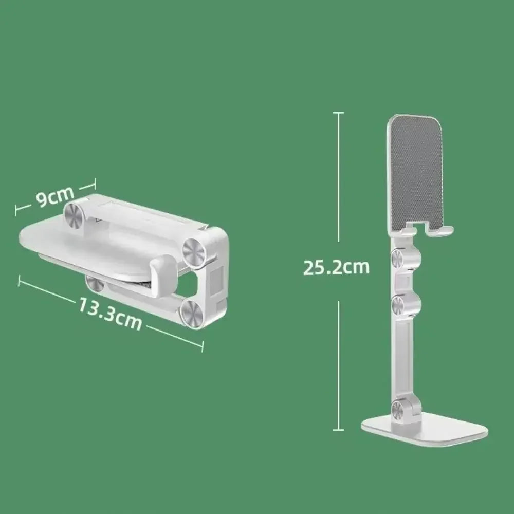 Support Téléphone & Tablette Ajustable – Bureau Universel Pliable