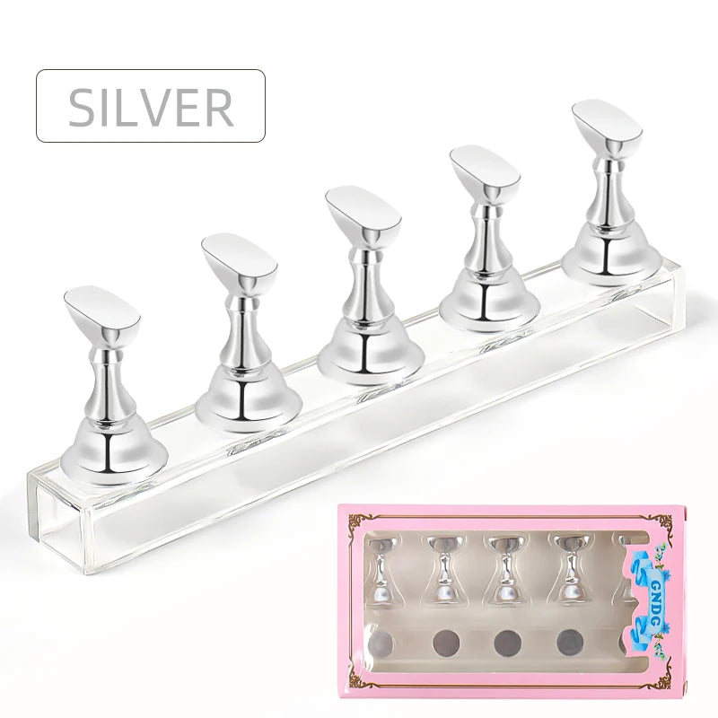 Support Magnétique pour Ongles – Présentoir Nail Art Professionnel