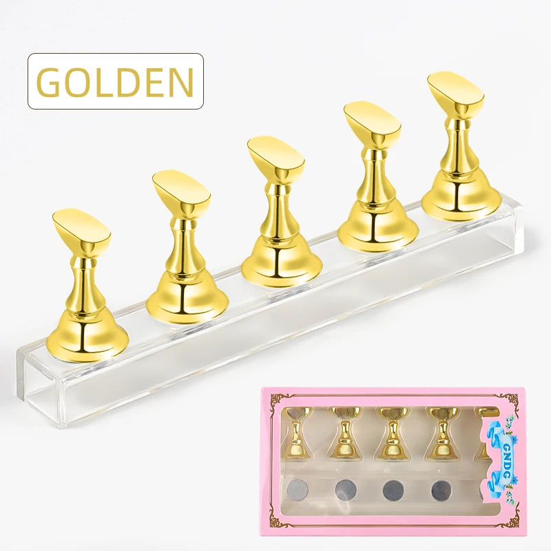 Support Magnétique pour Ongles – Présentoir Nail Art Professionnel