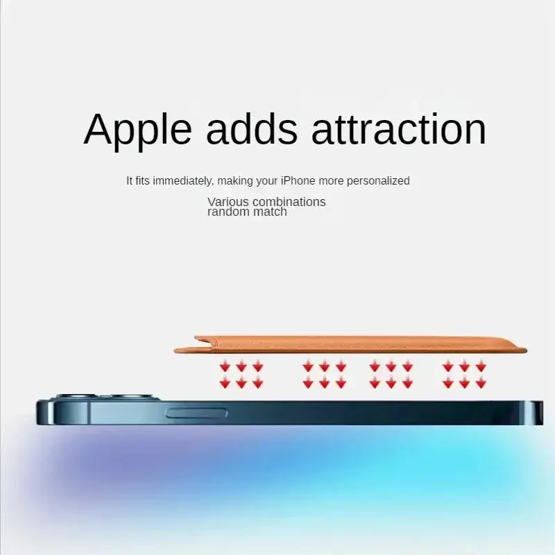 Portefeuille Magnétique MagSafe – Compatible iPhone 12 à 17 & Samsung