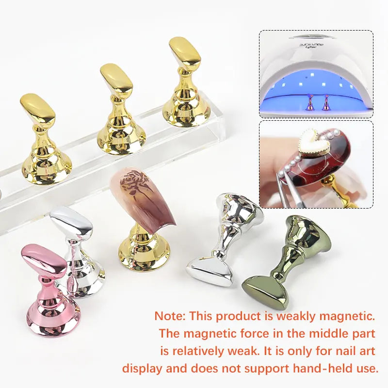 Support Magnétique pour Ongles – Présentoir Nail Art Professionnel