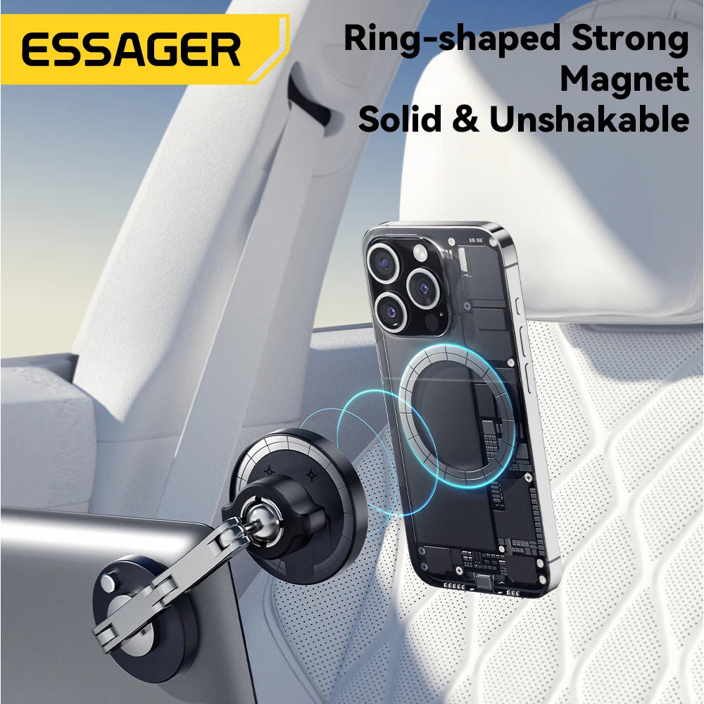Support Voiture Magnétique 15W – Charge Rapide Sans Fil