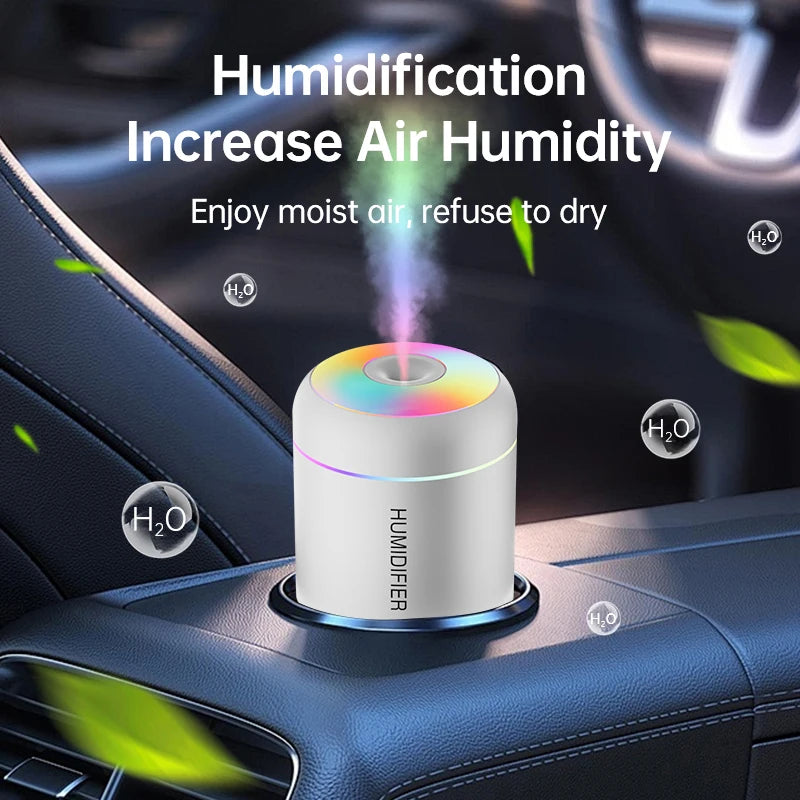 Mini Humidificateur USB 180ML – Diffuseur Arômes Portable pour Voiture, Bureau & Chambre