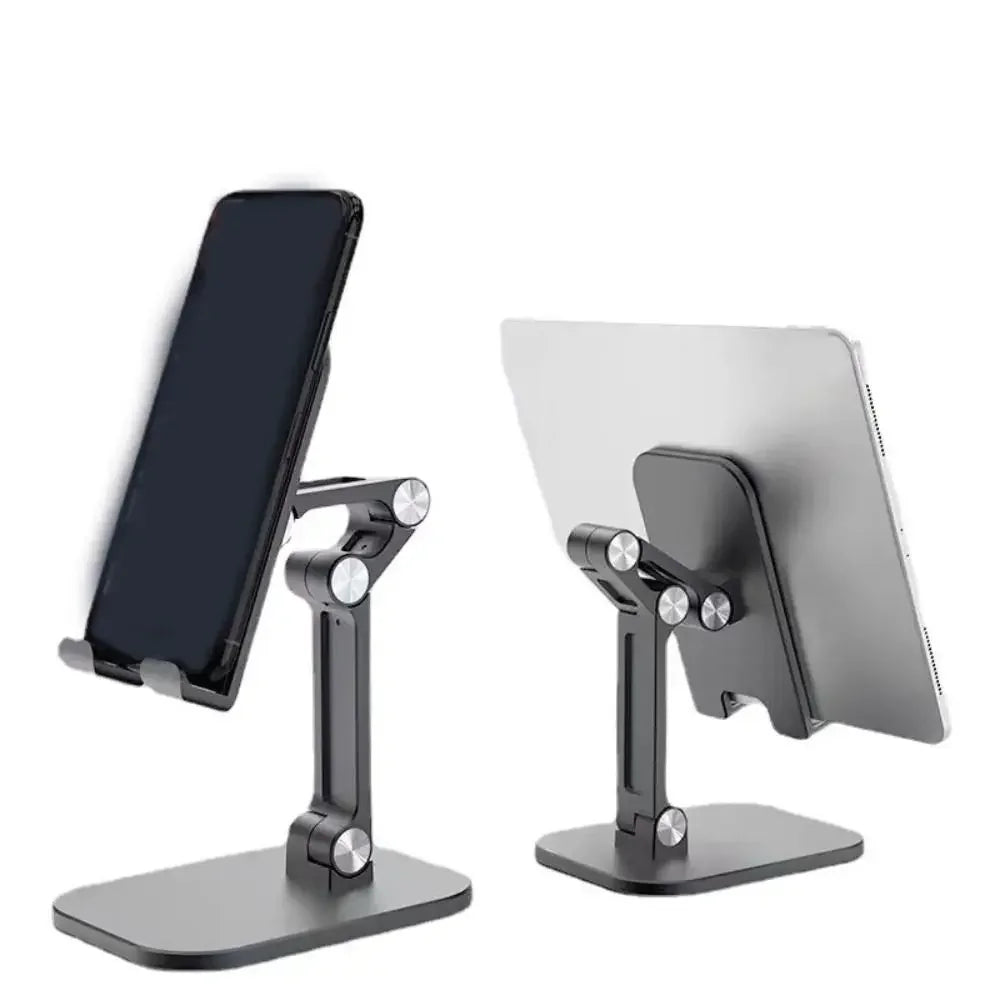 Support Téléphone & Tablette Ajustable – Bureau Universel Pliable