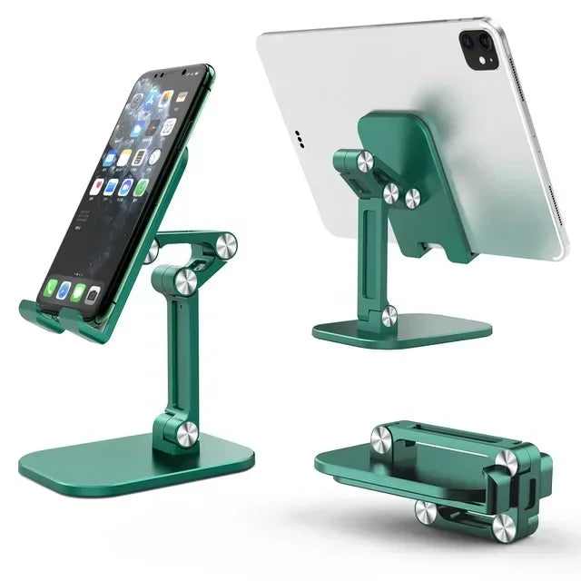 Support Téléphone & Tablette Ajustable – Bureau Universel Pliable