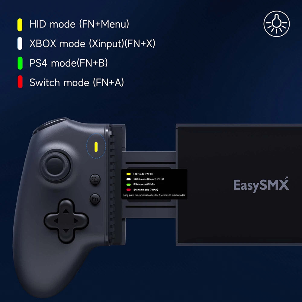 Manette Bluetooth EasySMX M15 – Compatible iPhone, Android, Xbox & Switch